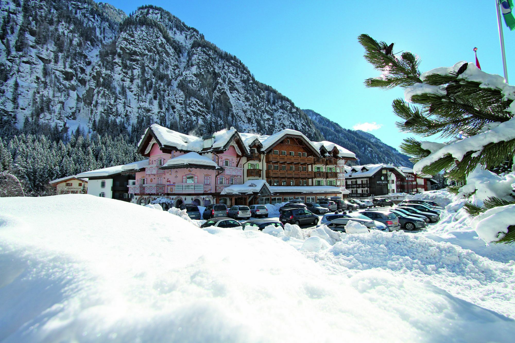 Hotel Soreghes Gran Chalet كامبيتيلو دي فاسا المظهر الخارجي الصورة